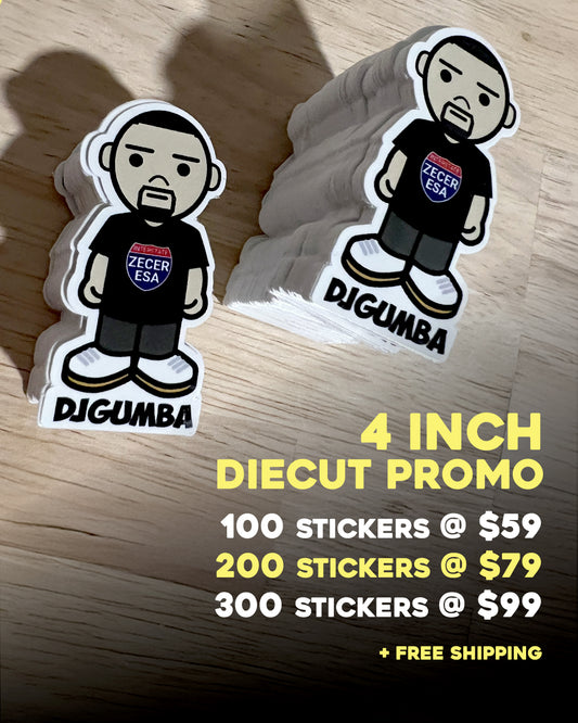 4in Diecut Sticker Promo